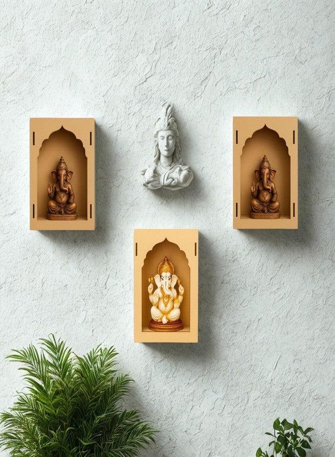 LET'S DIY طقم ديكور حائط "جاروكا" من خشب MDF غير مكتمل الصنع - صندوق خشبي عادي مقطوع يدويًا لتزيين المنزل بشكل إبداعي، وإطار قابل للتخصيص للأعمال الفنية والرسم والمشاريع اليدوية. - Image 5
